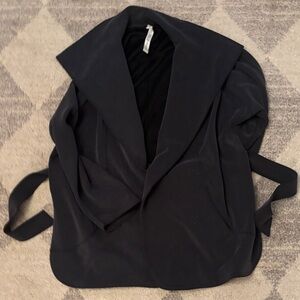 Lululemon Athletica Black Trench Coat